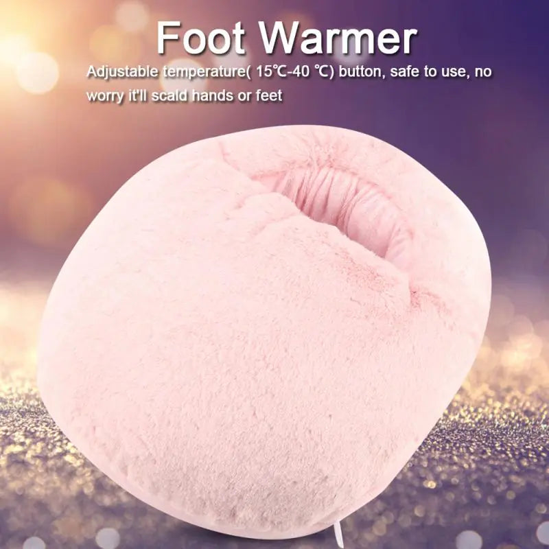 CozyToes Fluffy Verwarmde Pantoffel - Ingen Last Meer Van Koude Voeten!